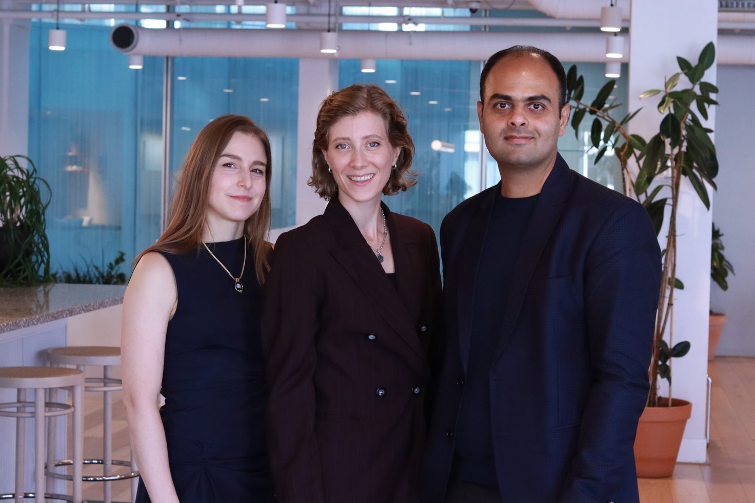 Camley co-founders — Sarah, Rohit, and Zsofia